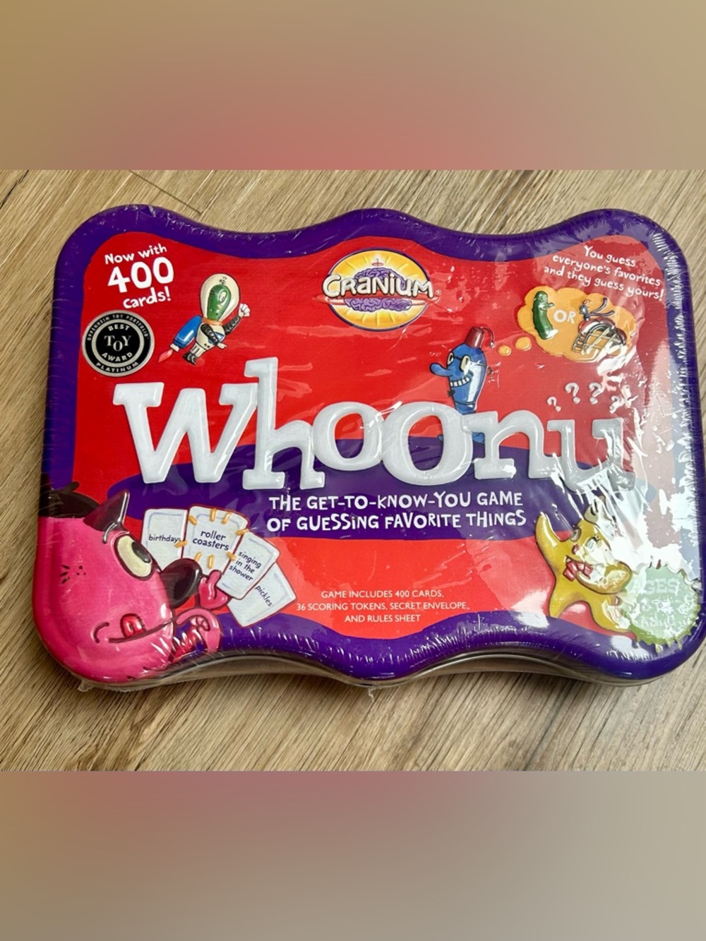 Cranium Whoonu Game In Tin Box Target  Version - SEALED